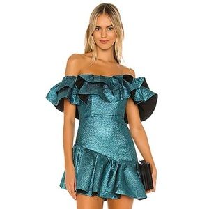 NWT NBD Metallic mini dress